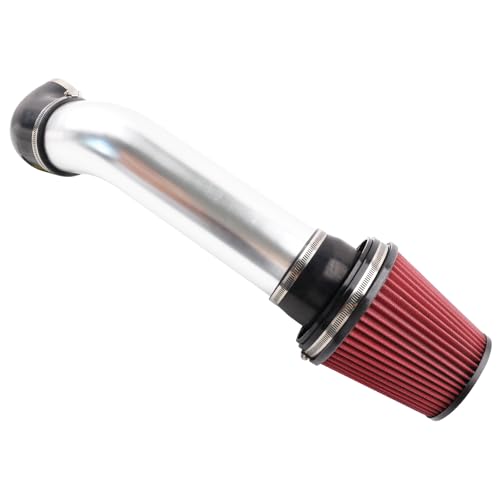 RiAiCiING 4'' LS Swap Cold Air Intake kit Compatible with LS1 LS2 LSX LQ4 LQ9 Restomod A-Body G-Body Camaro Chevelle GTO Monte Carlo Caprice(Silver) - Image 1