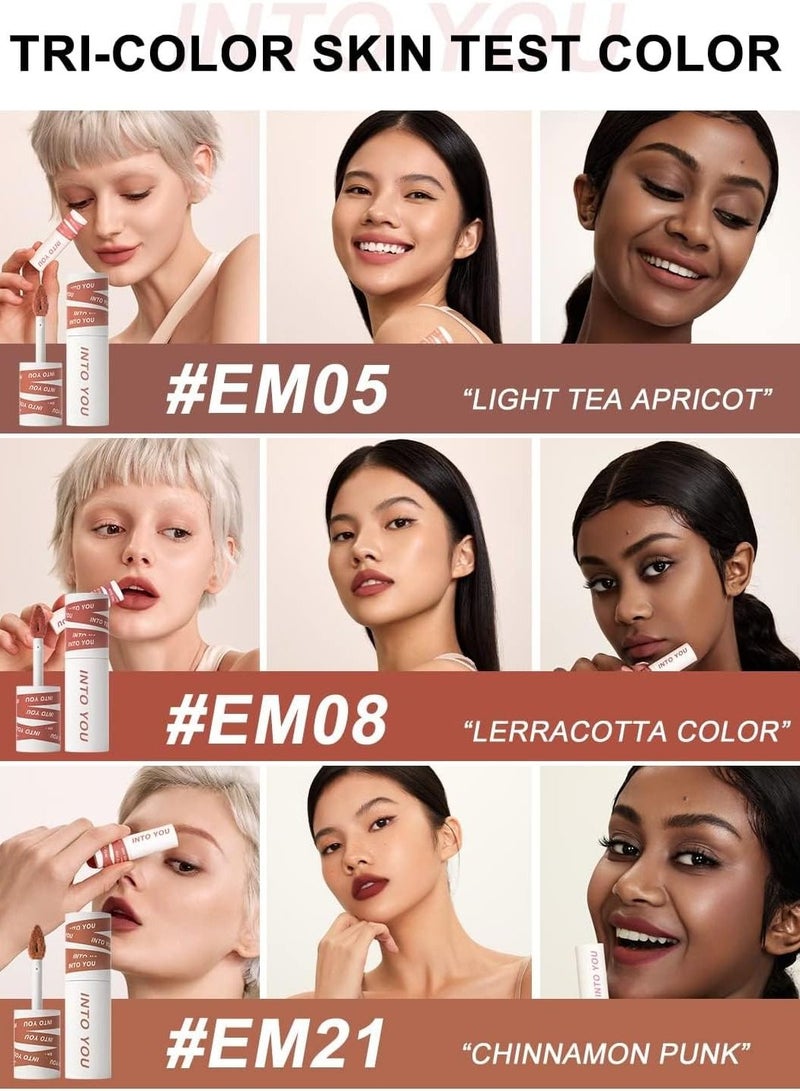 Excefore 3Pcs Matte Lipstick Set Lip Mud, Waterproof Long Lasting Smudge Proof Velvet Lip Stains, Multi-Purpose for Lip and Cheek, Non-Stick Cup Not Fade Lip Gloss Makeup Cosmetics, Super Stay, Non-Drying - Image 2