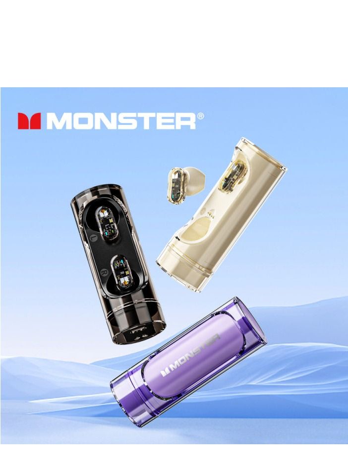 Monster XKT13 Bluetooth 5.3 Wireless Earbuds Black - Image 2