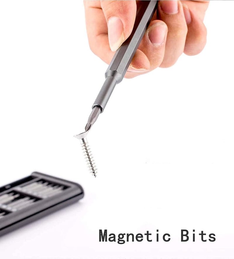 ShowTop 24 in 1 Precision Screwdriver Set,ShowTop Multifunction Magnetic Driver Bit Set,Pocket Screwdriver Tool Set,Mini Screwdriver Kit,Repair Tool Kit for Electronics,Tablet,Cellphone - Image 2