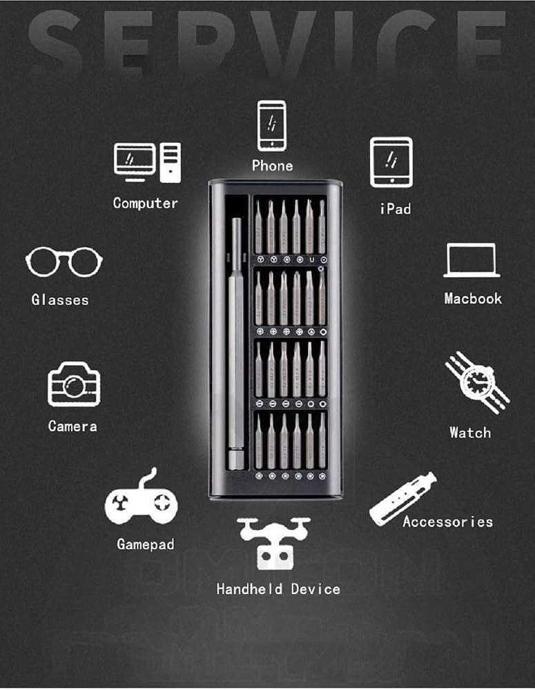 ShowTop 24 in 1 Precision Screwdriver Set,ShowTop Multifunction Magnetic Driver Bit Set,Pocket Screwdriver Tool Set,Mini Screwdriver Kit,Repair Tool Kit for Electronics,Tablet,Cellphone - Image 4