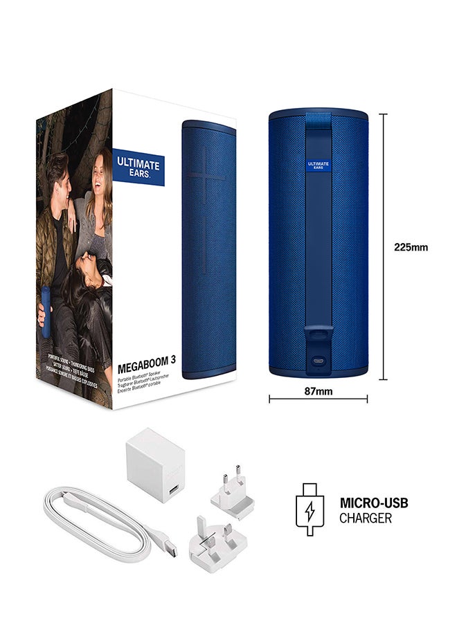 Ultimate Ears Megaboom 3 Wireless Bluetooth Speaker Lagoon Blue - Image 2
