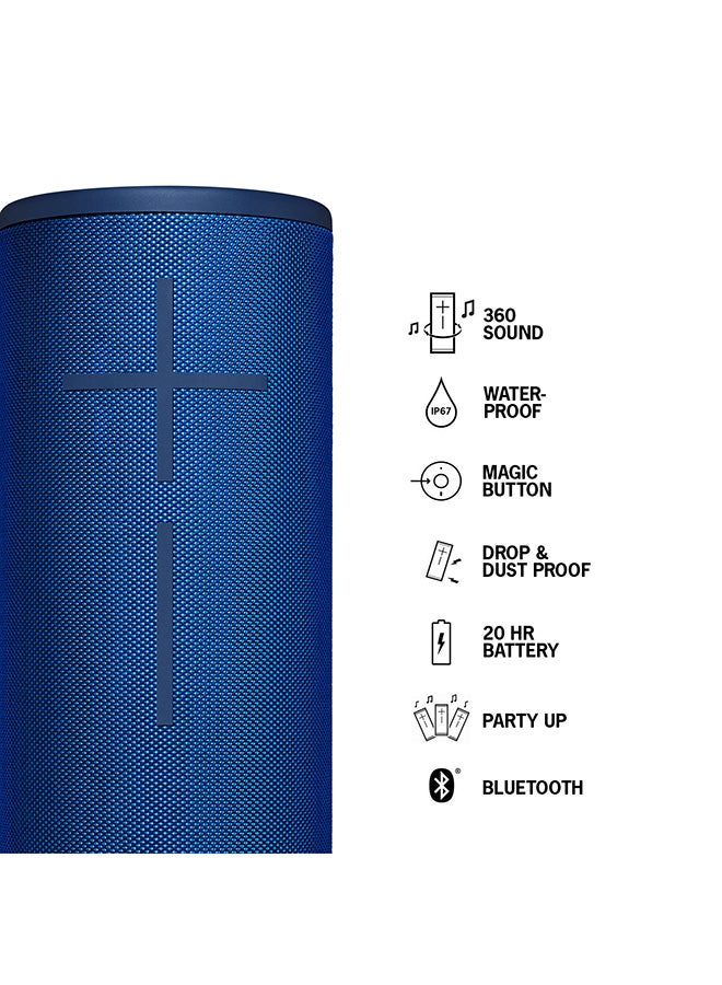 Ultimate Ears Megaboom 3 Wireless Bluetooth Speaker Lagoon Blue - Image 3
