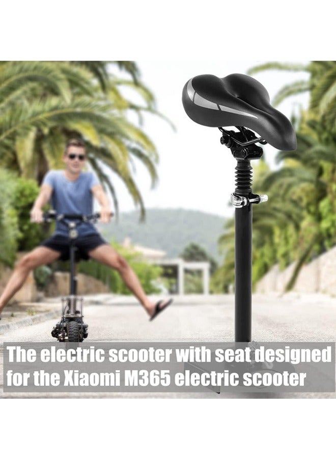 هاي هونور مقعد كهربائي قابل للطي وقابل للتعديل وممتص للصدمات واستبدال كرسي المقعد لمعظم الدراجات البخارية، سرج لوح التزلج الكهربائي - Image 5