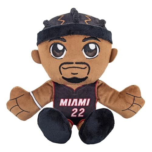 Bleacher Creatures Miami Heat Jimmy Butler 8 NBA Kuricha Sitting Plush Soft Chibi Inspired NBA Superstar - Image 1