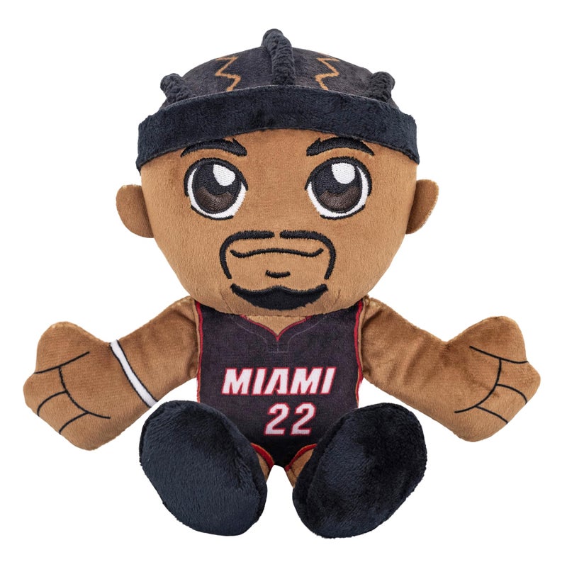 Bleacher Creatures Miami Heat Jimmy Butler 8 NBA Kuricha Sitting Plush Soft Chibi Inspired NBA Superstar - Image 2