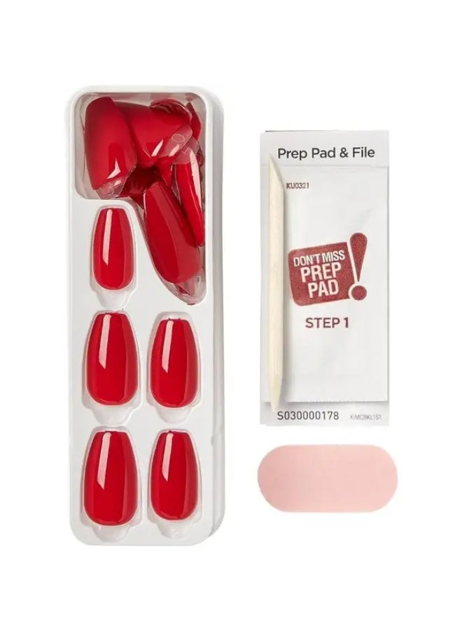 KISS Impress Kiss Nails - Reddy or Not - Image 1