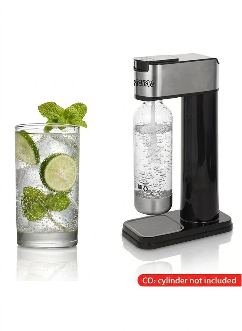 epicarma Soda Maker Sparkling Water Machine with 900ml BPA-Free Carbonating Bottle, Homemade Fizzy Drink Maker, DIY Soda Carbonator for Fresh Sparkling Water, Soft Drink Beverage Maker for Home & Kitchen (CO₂ Cylinder Not Included) - Image 1