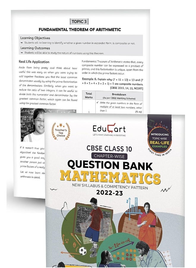 null - Educart CBSE Class 10 Bundle - Science, SST, English, Maths and Hindi B Question Banks 2023 (Based on new Sample Paper pattern of 16th Sep 2022) Edubook - Image 1