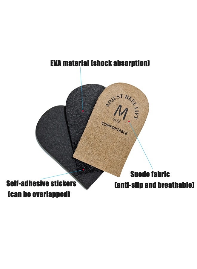 1 Pair Height Increase Insole 3-Layer Heel Pad, Invisible Increased Heel Lifting Inserts, Adjustable Breathable Insoles, Shoe Boots Lifts Shoe Pads Elevator Insoles for Men Women (M, 40-43)  - Image 2