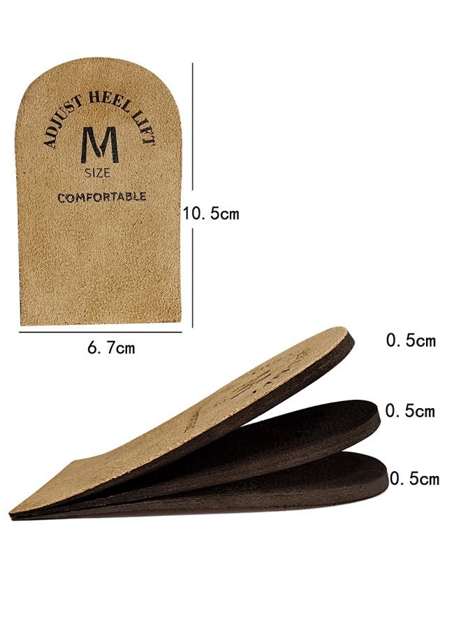 1 Pair Height Increase Insole 3-Layer Heel Pad, Invisible Increased Heel Lifting Inserts, Adjustable Breathable Insoles, Shoe Boots Lifts Shoe Pads Elevator Insoles for Men Women (M, 40-43)  - Image 4