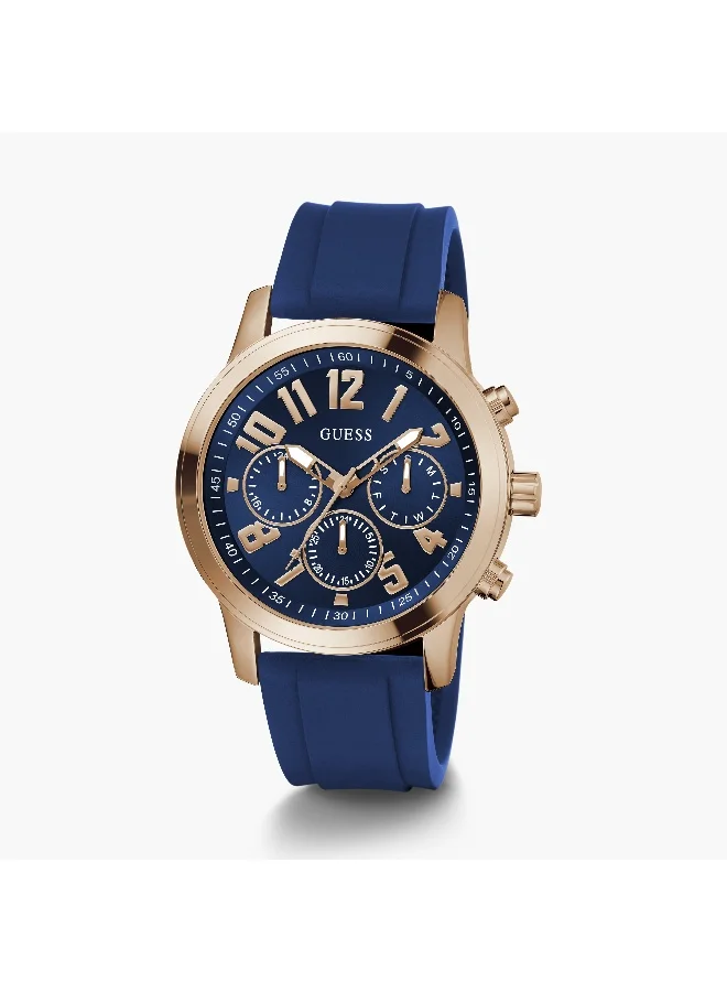 جس Blue Chronograph Watch for Men