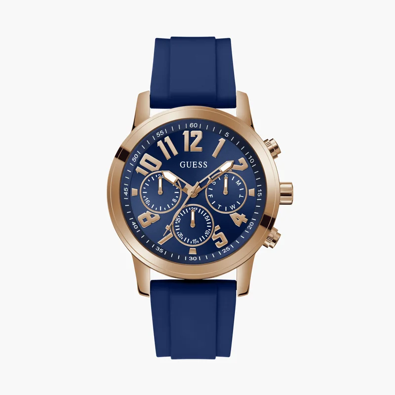 جس Blue Chronograph Watch for Men