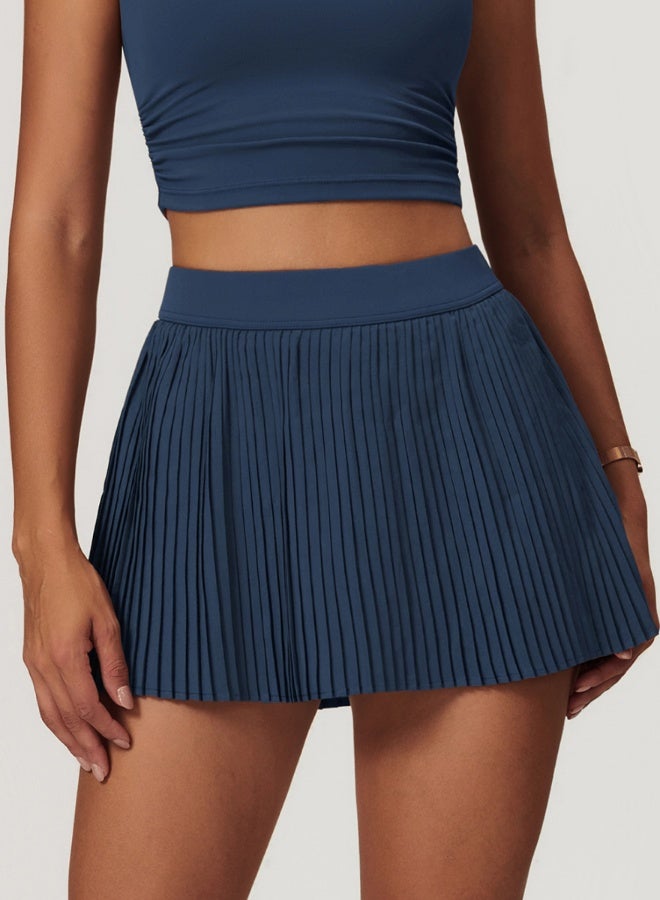 KAWN.YOGA Womens High Waist Contour Workout Sport Yoga Skirt Tummy Control - Image 5