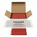 Craytastic Bulk Unwrapped Crayons Box of 52 RED for Crafting Parties Kids Paperless Crayons No Paper Wrapper Safety Tested Compliant with ASTM D4236 - Image 3