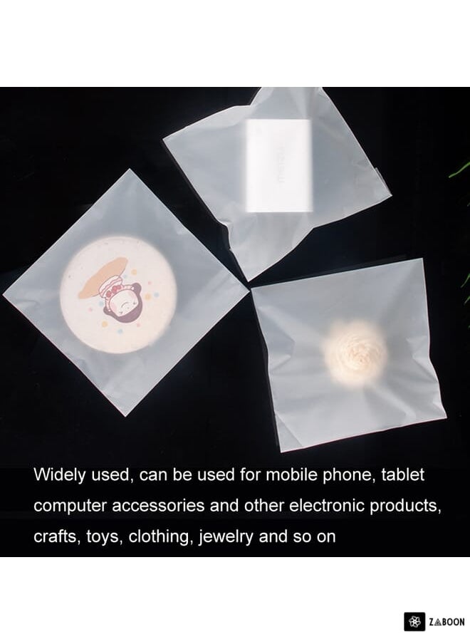 2 Sets CPE Matte Self -Sealed Bag Data Cable  Packaging Bag, Size:10x22cm