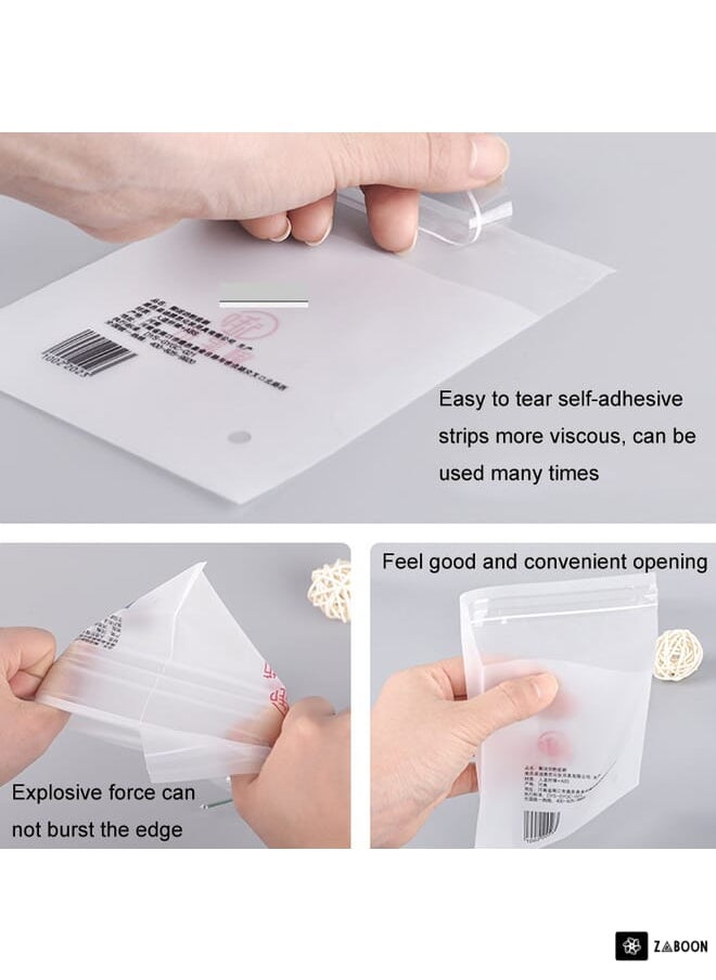 2 Sets CPE Matte Self -Sealed Bag Data Cable  Packaging Bag, Size:10x22cm