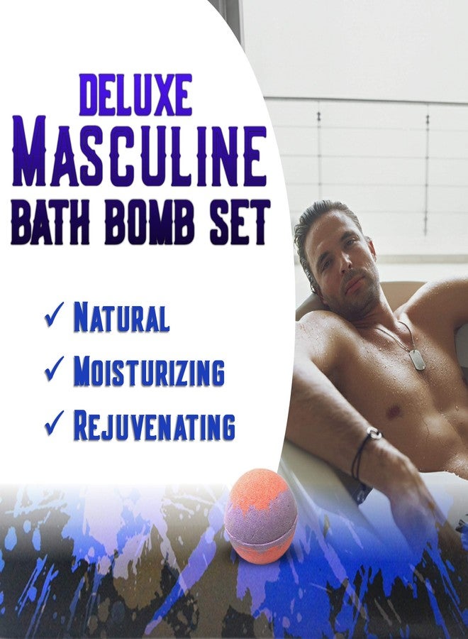 Purelis Bath Bomb Gift Sets for Men. 24 Therapeutic Aromatherapy Mens Bath Bombs. Best Gift for Dad and Fathers Day Gift Sets - Image 2