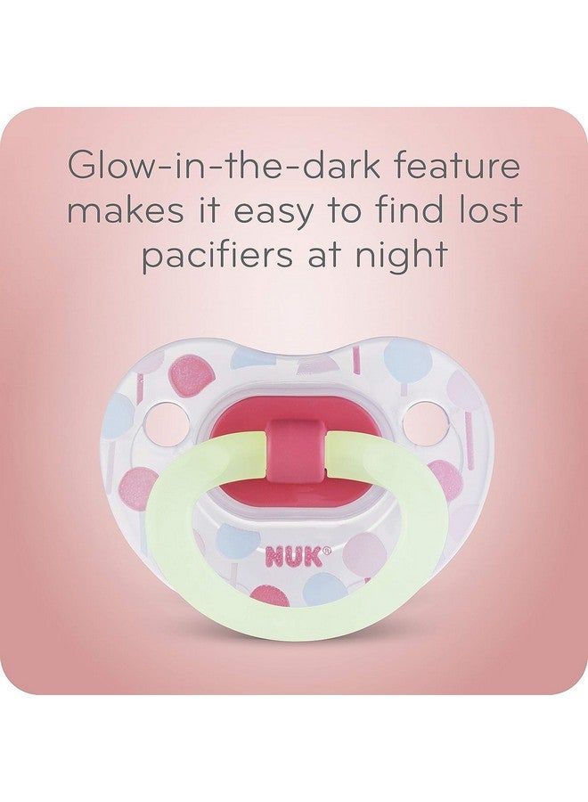 NUK Orthodontic Pacifier Value Pack, Boy&Girl,0-6 Months, 3-Pack (Star) (Glows In The Dark) - Image 5