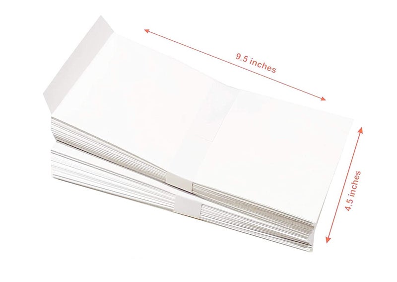 Tia Crafts Envelope 9.5 X 4.5 inch White Letter Size Envelopes Best For Home Office Secure Mailing (50) - Image 1