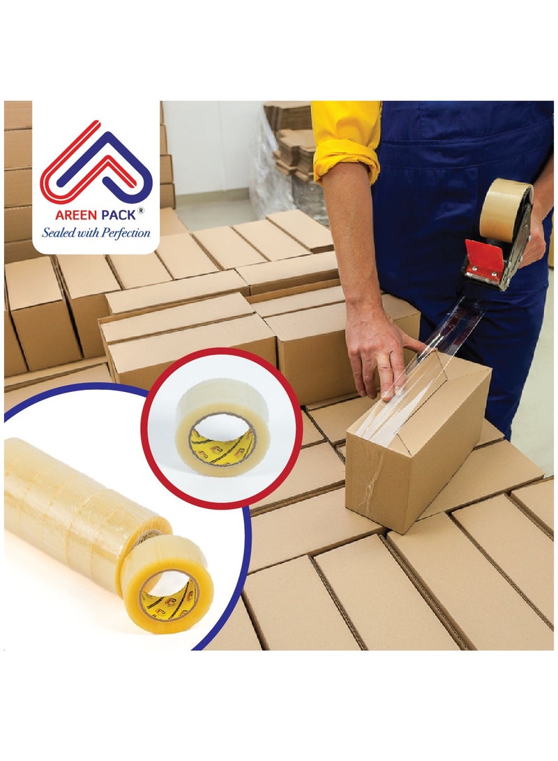 Transparent Clear BOPP Tapes 100 yards x 2 inch pack of 36