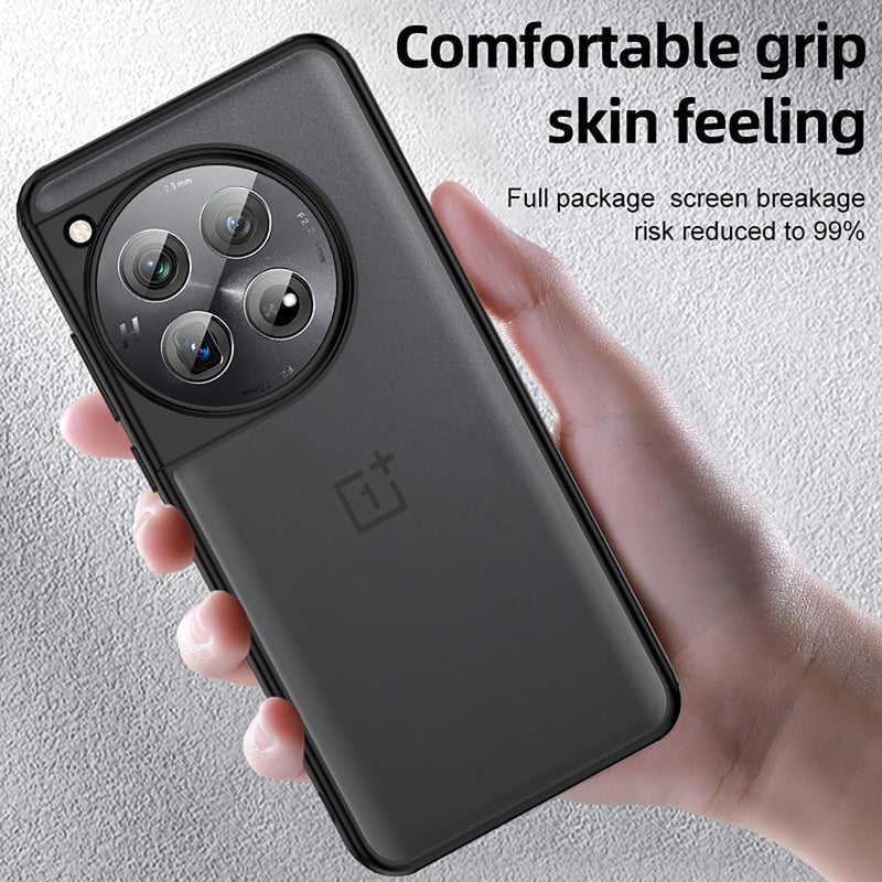 Mingwei Case For Oneplus 12R 5G Clear Soft Tpu Shock Absorption Slim Lightweight Shockproof Cover Hybrid Protective Case Compatible With Oneplus12R Black, Oneplus12R - Image 5
