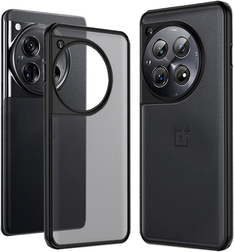 Mingwei Case For Oneplus 12R 5G Clear Soft Tpu Shock Absorption Slim Lightweight Shockproof Cover Hybrid Protective Case Compatible With Oneplus12R Black, Oneplus12R - Image 1