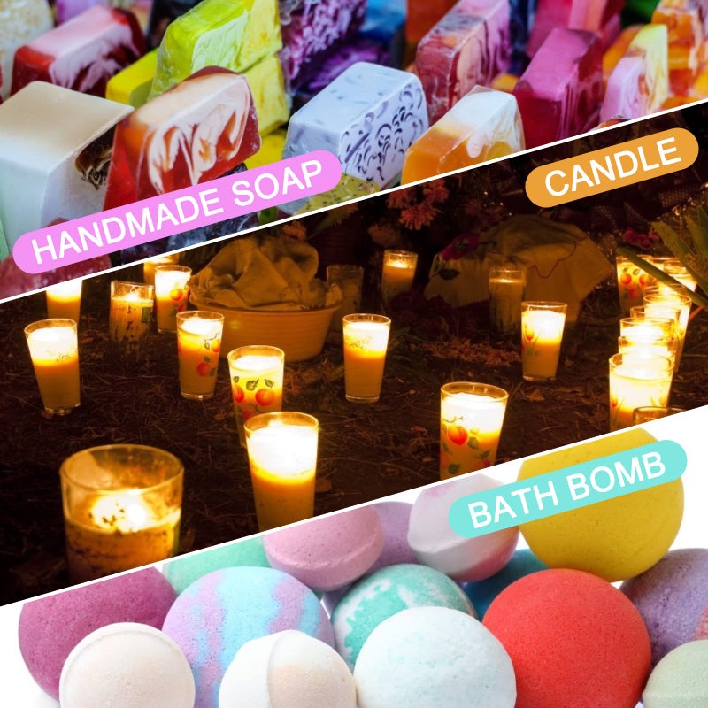 SEISSO Mica Powder 24 Color 10g Each Pack, Pigment Powder Set for Painting, Nail Polish, Fine Arts, Lip Gloss, Makeup, Bath Bomb, Handmade Soap Making and Epoxy Resin - Image 5