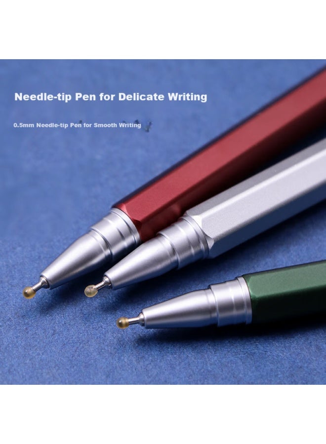 Pentel 0.5Mm Business Neutral Pen With Metal Barrel Office Financial Signature Pen Quick-Drying Water Pen Bln665E-Ae Brownish Red - Image 2