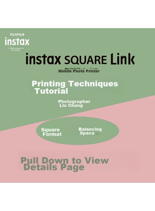 Instax Fujifilm Instax Squaer Link Instant Camera, Smartphone Photo Printer, Mountain White, For Students And Home Use - Image 5