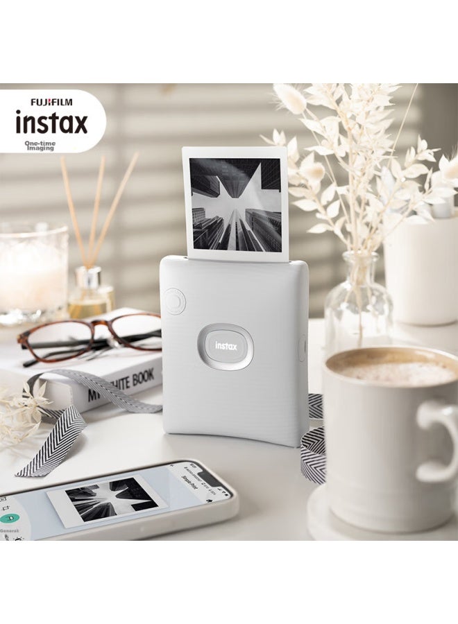 Instax Fujifilm Instax Squaer Link Instant Camera, Smartphone Photo Printer, Mountain White, For Students And Home Use - Image 1