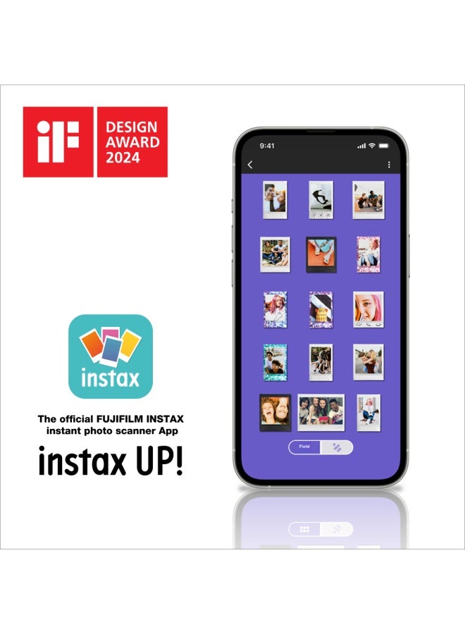 Instax Fujifilm Instax Squaer Link Instant Camera, Smartphone Photo Printer, Mountain White, For Students And Home Use - Image 2