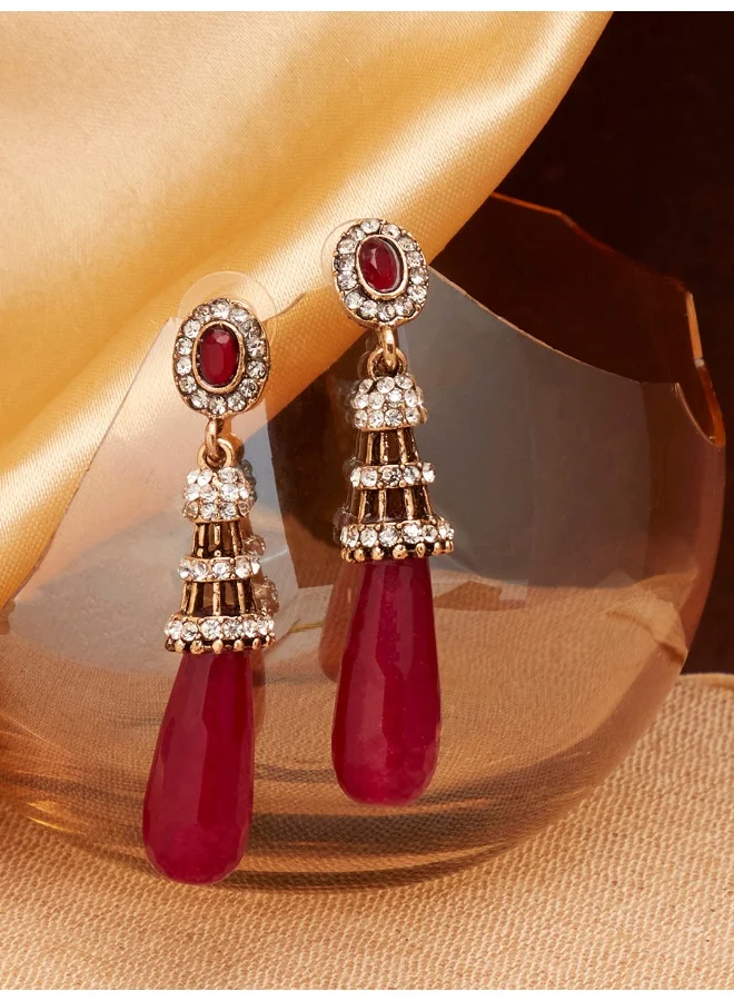 SOHI Casual Artificial Drop Earring Jewellery