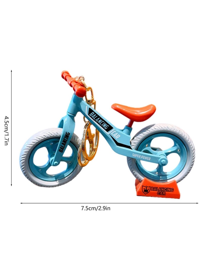 Unique Key Pendant - Pulley Bicycle Keychain for Handbags and Backpacks, Novelty Desktop Decoration, Bicycle Model Charm Keychain Cute Pendant Creative Gift (Dark Blue)  - Image 2