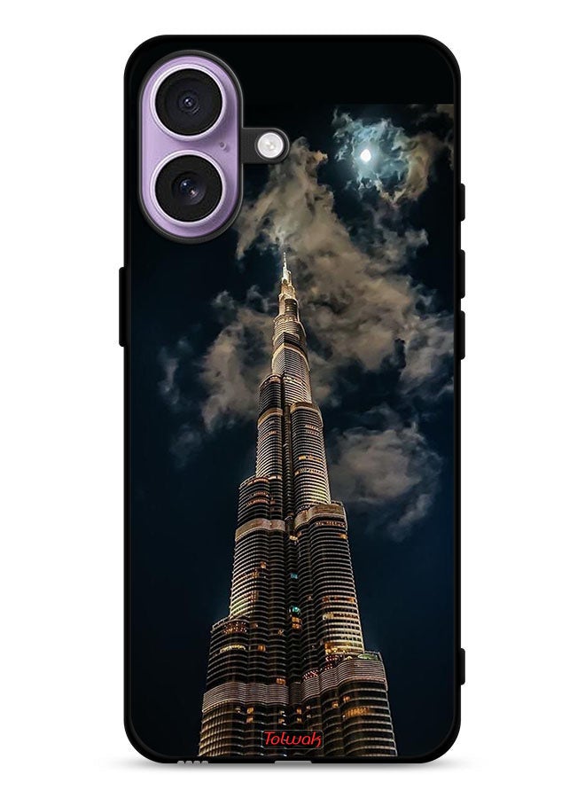 Tolwak Apple iPhone 17 Protective Case Cover Burj Khalifa In Night - Image 1