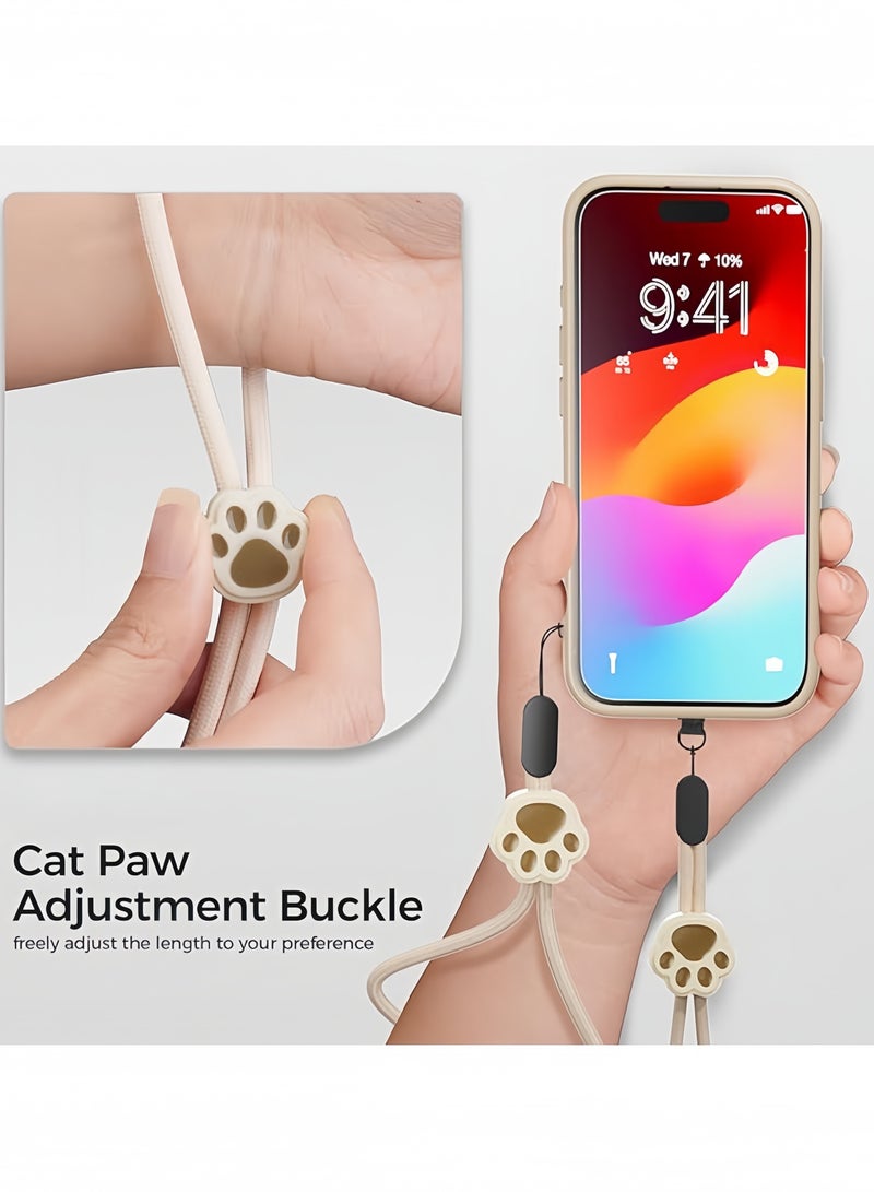 2 PCS Phone Wrist Strap Cell Phone Lanyard, Smartphone Wristlet Bracelet Keychain Anti Theft Lanyard for Earphone - Image 2