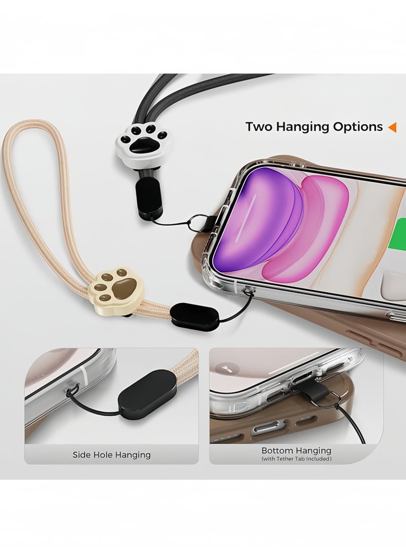 2 PCS Phone Wrist Strap Cell Phone Lanyard, Smartphone Wristlet Bracelet Keychain Anti Theft Lanyard for Earphone - Image 3