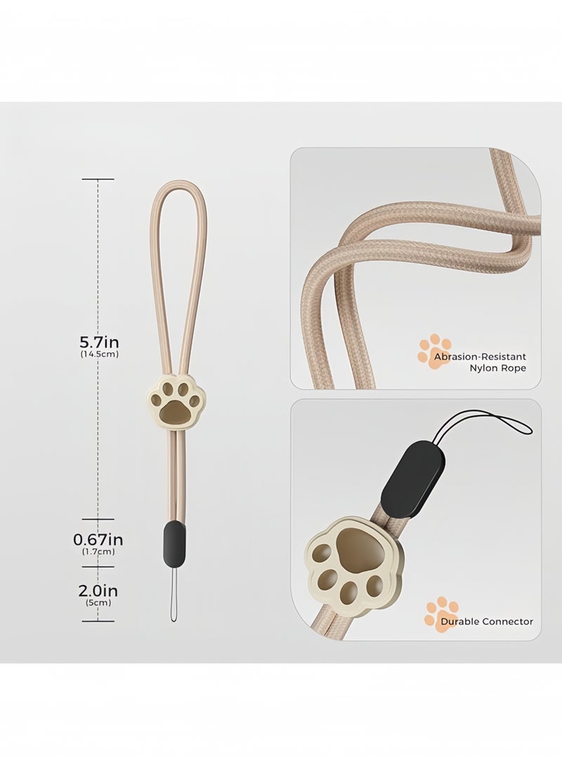 2 PCS Phone Wrist Strap Cell Phone Lanyard, Smartphone Wristlet Bracelet Keychain Anti Theft Lanyard for Earphone - Image 5