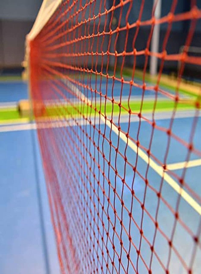 Victory Badminton Net | Pickle Ball Net and Tennis Net for Outdoor, Indoor or Badminton Sports, Nylon, Super Special Quality Badminton Net (RED) - Image 3