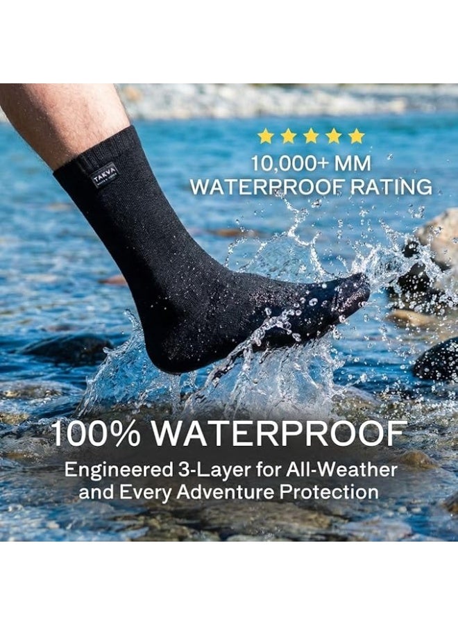 takva جوارب وضوء تاكفا | جوارب من رايون البامبو قابلة للتنفس ومقاومة للماء مناسبة لمختلف الأنشطة الخارجية (للجنسين) - Image 3