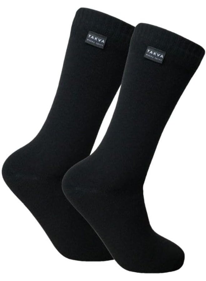 takva جوارب وضوء تاكفا | جوارب من رايون البامبو قابلة للتنفس ومقاومة للماء مناسبة لمختلف الأنشطة الخارجية (للجنسين) - Image 1