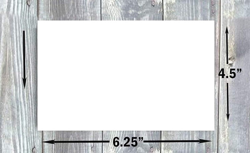 Hamilco White Cardstock Thick Paper - Flat 4.5" X 6.25" A6 Blank Index Flash Note & Post Cards - 100 lb Card Stock for Printer - 100 Pack (Bright) - Image 3