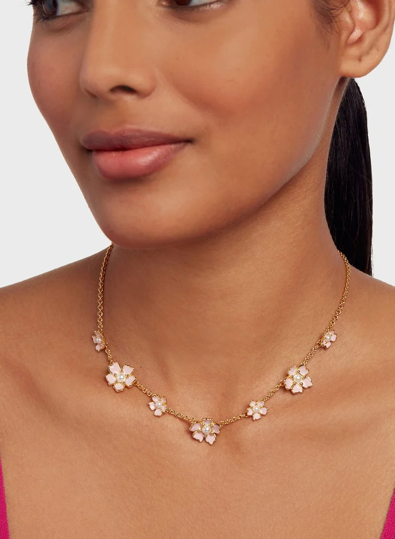 Ted Baker Petia Painted Flower Necklace