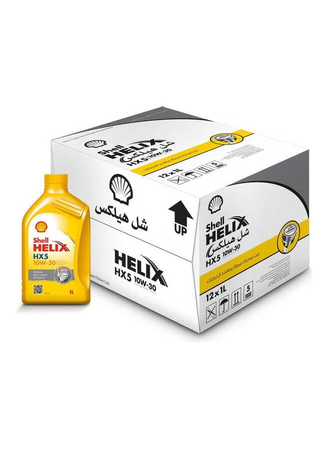 شل هيلكس زيت محرك   10W-30 – عبوة 12 × 1 لتر - Image 2