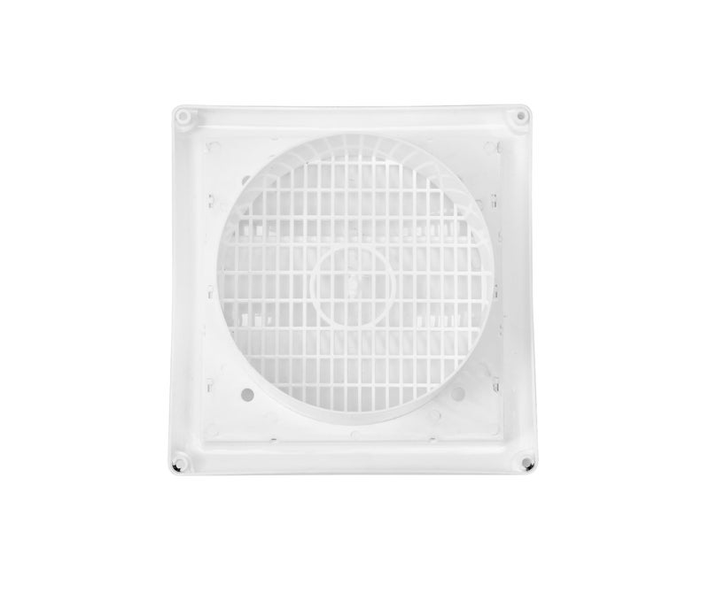Ardnib 6 Inch Square Vent Cover for Chimney Pipe Outer Air Vent/Cowl - Pack of 1 - Image 2