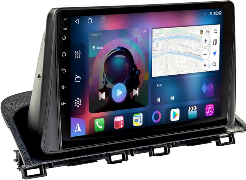 4K إم آر سي شاشة سيارة أندرويد لموديل مازدا 3 من 2014 إلى 2017 مع كاميرا خلفية و Apple CarPlay (8+128 جيجابايت CARPLAY) - Image 4