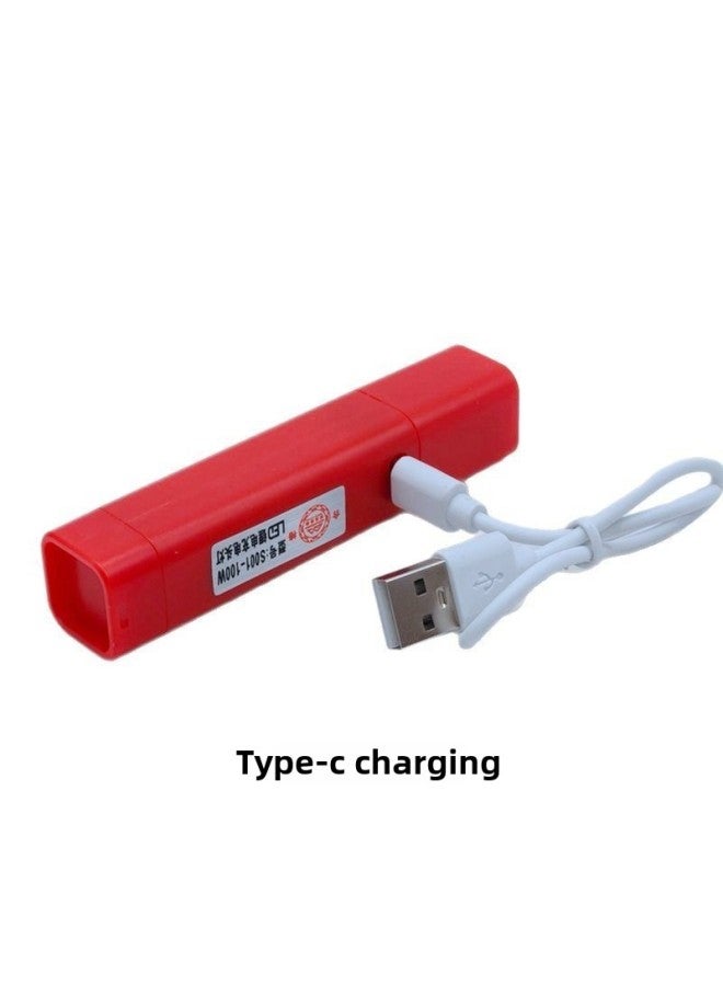 Multi-functional Lithium Battery Flashlight Student Dormitory Type-c Charging Small Flashlight Outdoor Mini Dimming Emergency Flashlight-Color:Color - Image 4