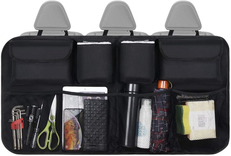 Car Trunk Organizer for Opel Vauxhall Grandland X 2017-2023, Hanging Backseat Storage Space Saving Cargo Net Pocket Accessories - Image 1