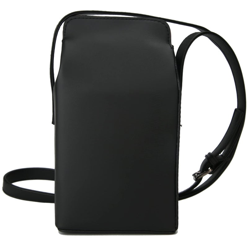 Ondeam Tower Print Crossbody Shoulder Bag,Pu Chinese Takeout Box Totes Purse for Women(Black) - Image 4