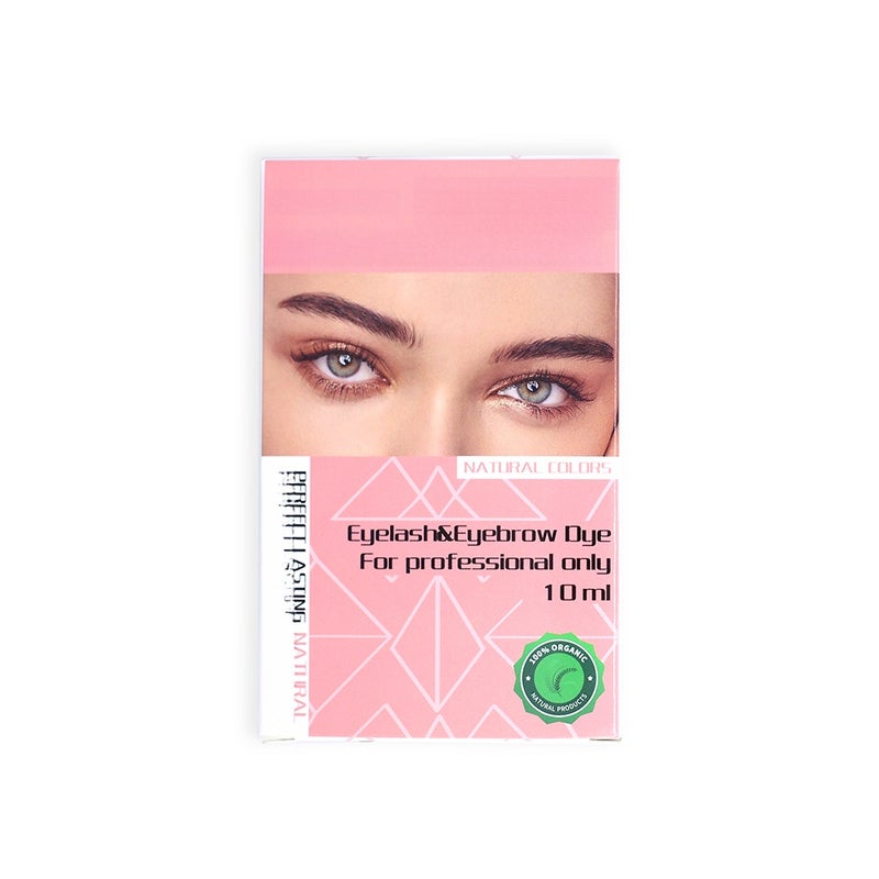 Professional Tint Dye Cream For Eyelash Brow Semi-permanent Eyebrow Dyeing Cream Henna Tint Kit Set Black - Image 1
